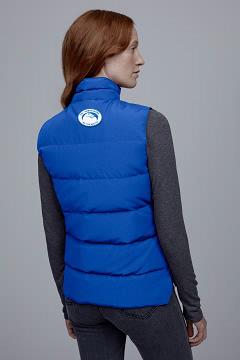 Chamarras Canada Goose Mujer Outlet - PBI Freestyle Chalecos Azules VG8561072